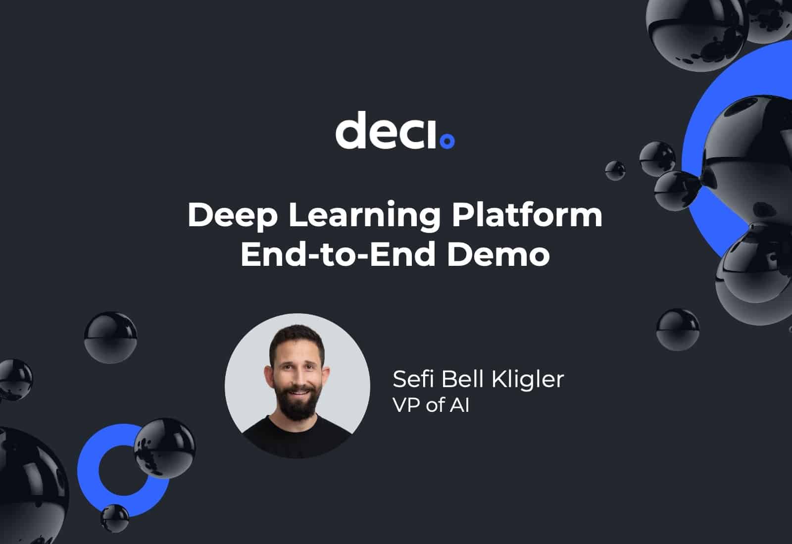 Deci Deep Learning Platform Demo